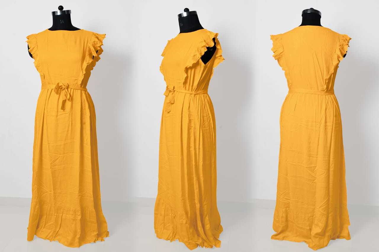 Yellow Evening Gown