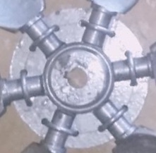 Cooling Fan Hub - Aluminum Alloy & Pvc, 500x50x20 Mm Dimensions, 1 Hp Motor, Low Noise Control, Optimal Air Flow Efficiency, Complete Fan Blade Set Included