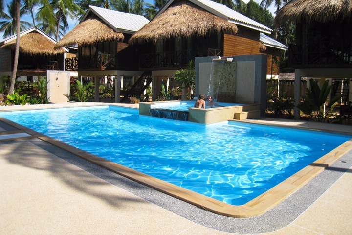 Swimming Pools Construction - Fiberglass/concrete, 1.2-2.5 M Depth Range, Blue | 10 Year Warranty, Customizable Designs, Turnkey Projects, European Technology