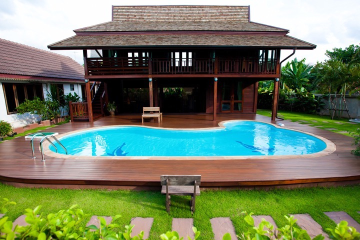 Swimming Pools Construction - Fiberglass/concrete, 1.2-2.5 M Depth Range, Blue | 10 Year Warranty, Customizable Designs, Turnkey Projects, European Technology