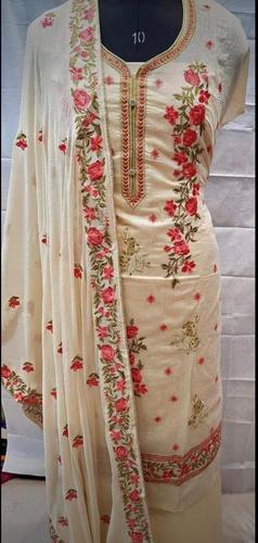 चंदेरी सिल्क सूट सलवार फ़ैब्रिक