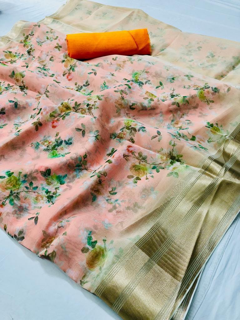Multy Latest Digital Printed Saree