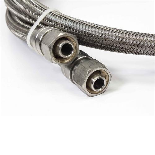 PTFE Pipe Flexible Hoses - NylonOther Material, 3m Size, Grey Color - Round Shape, Suitable for Gas Medium