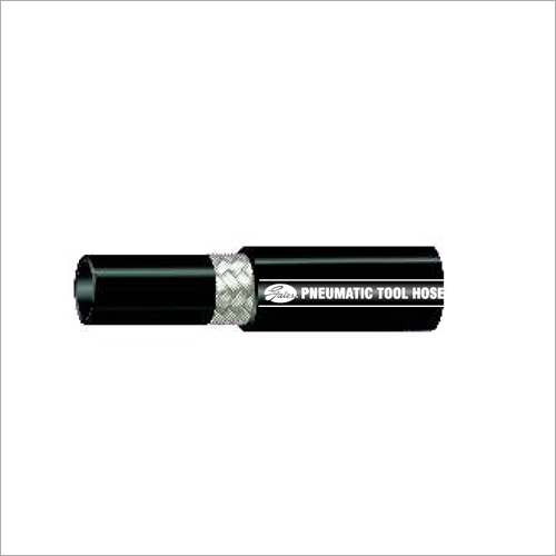 Pneumatic Hose - Rubber Material, 20m-30m Length, Round Shape, Black Color | Air Medium Usage, Flexible Design
