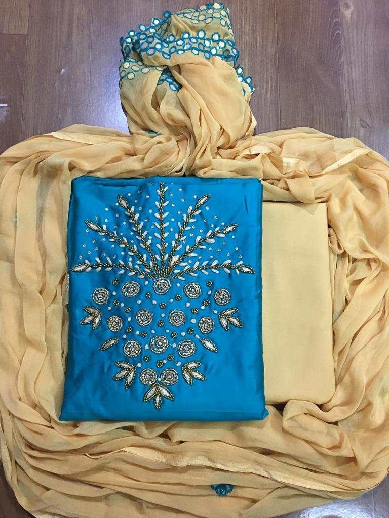 Multi Designer Latest Hand Work Dress Material