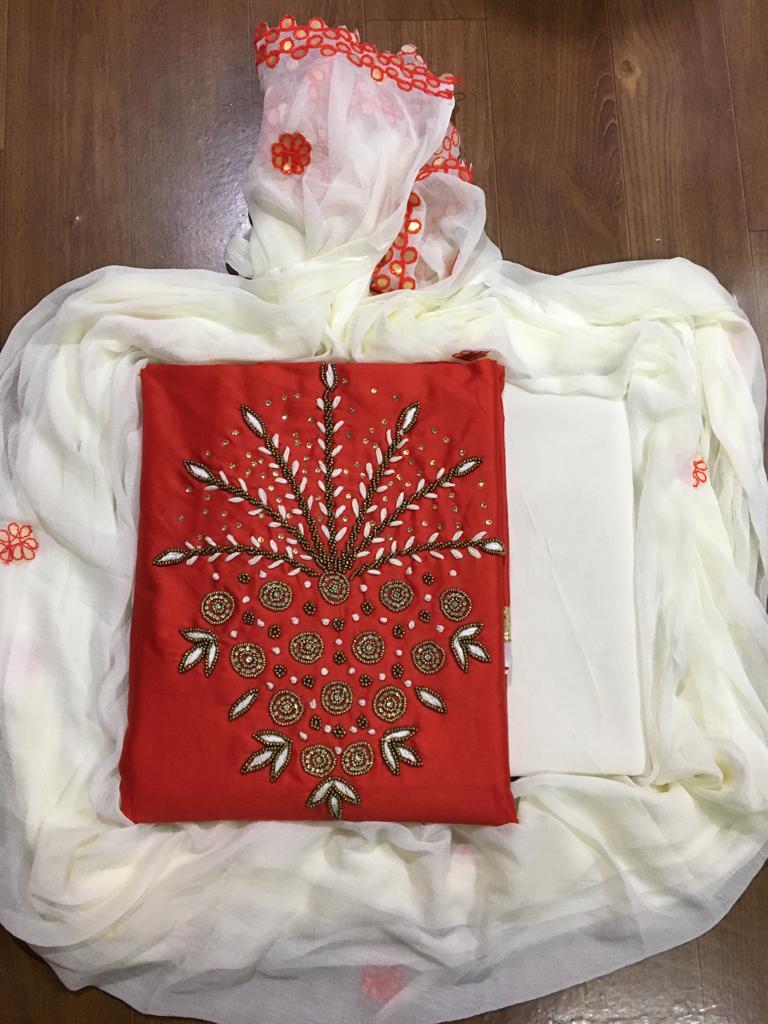 Multi Designer Latest Hand Work Dress Material