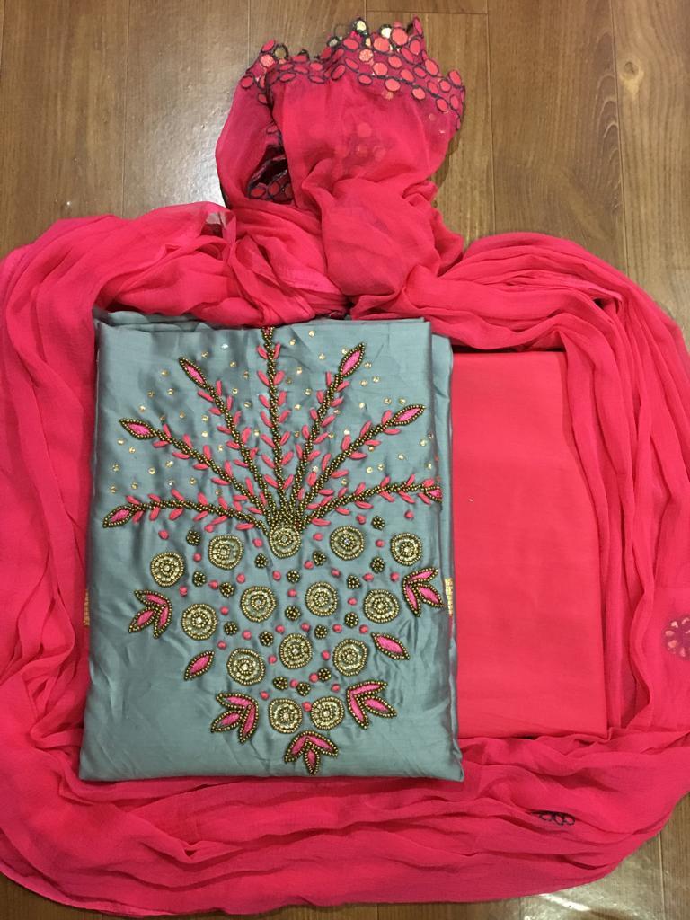 Multi Designer Latest Hand Work Dress Material