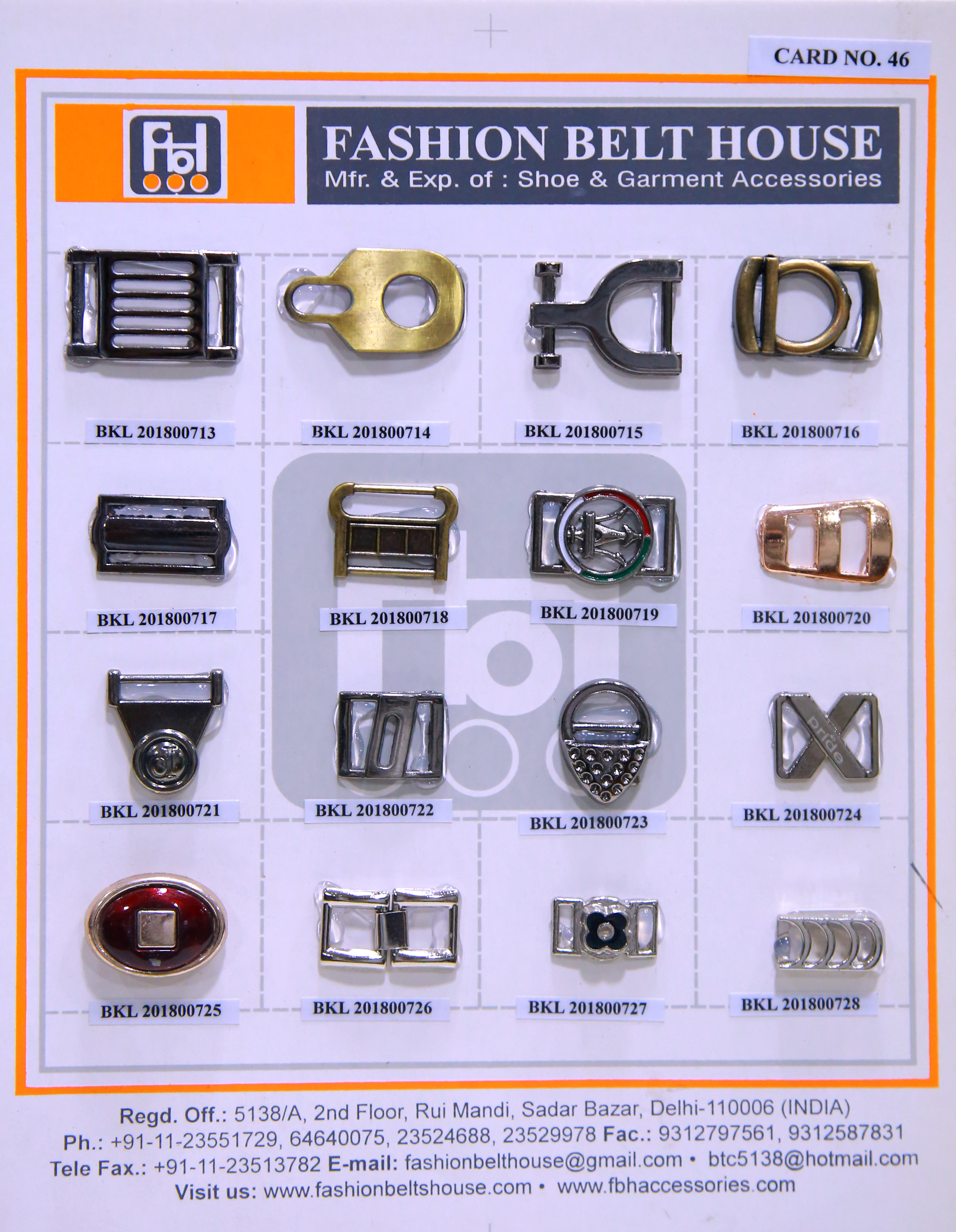 Black & Golden Shoe Buckle Material