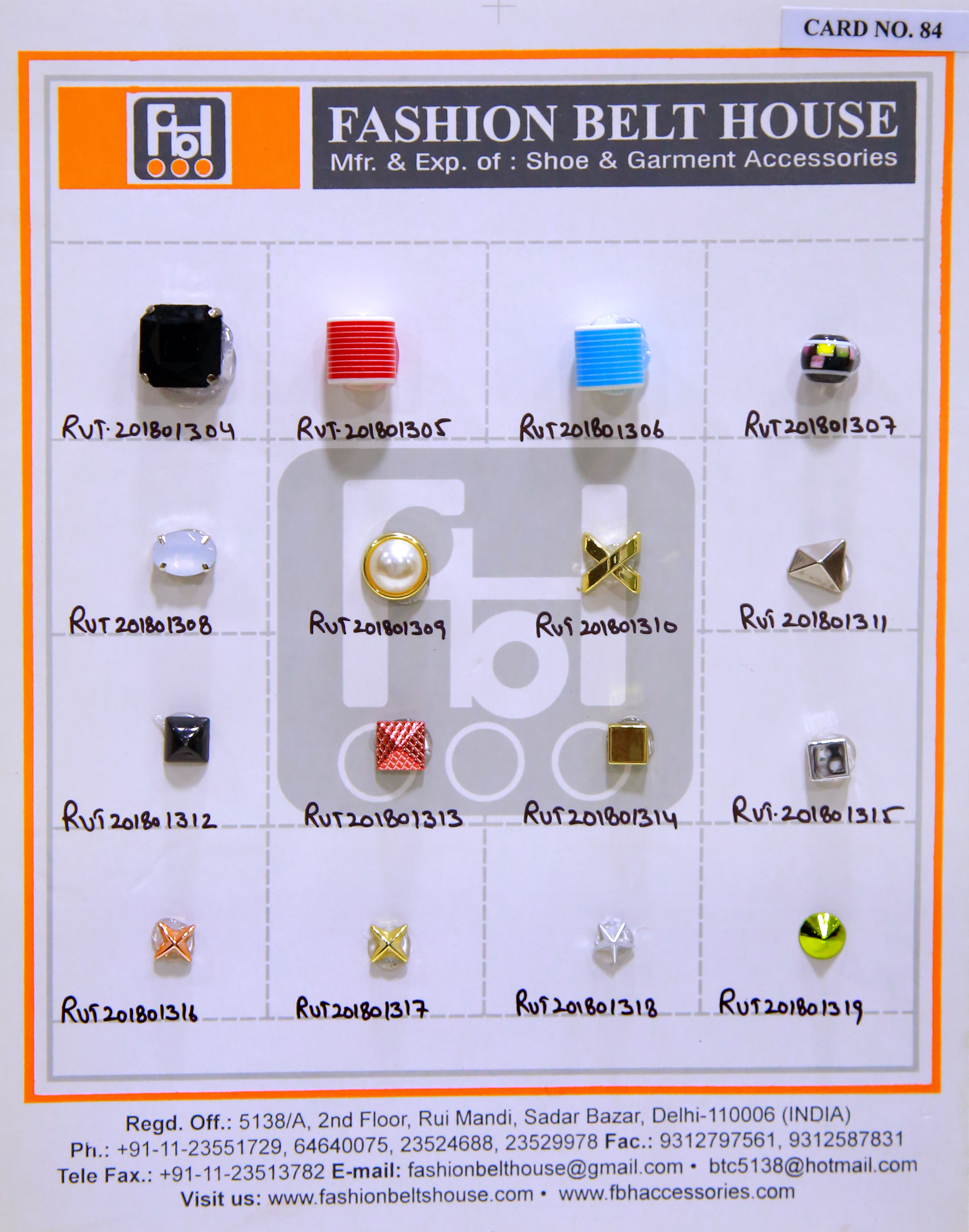 Multi Color Shoe Rivets