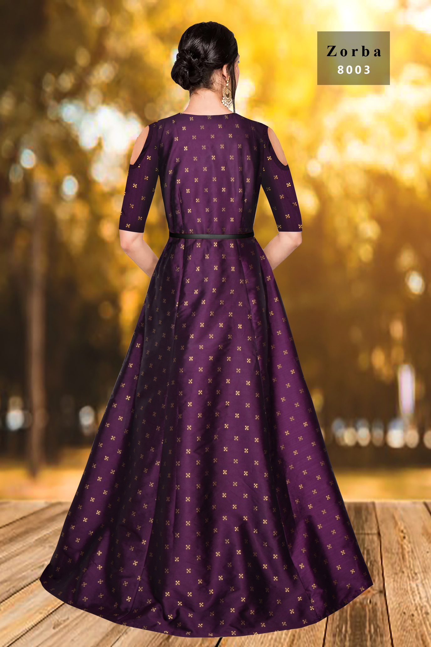 Wine Red Evening Gown