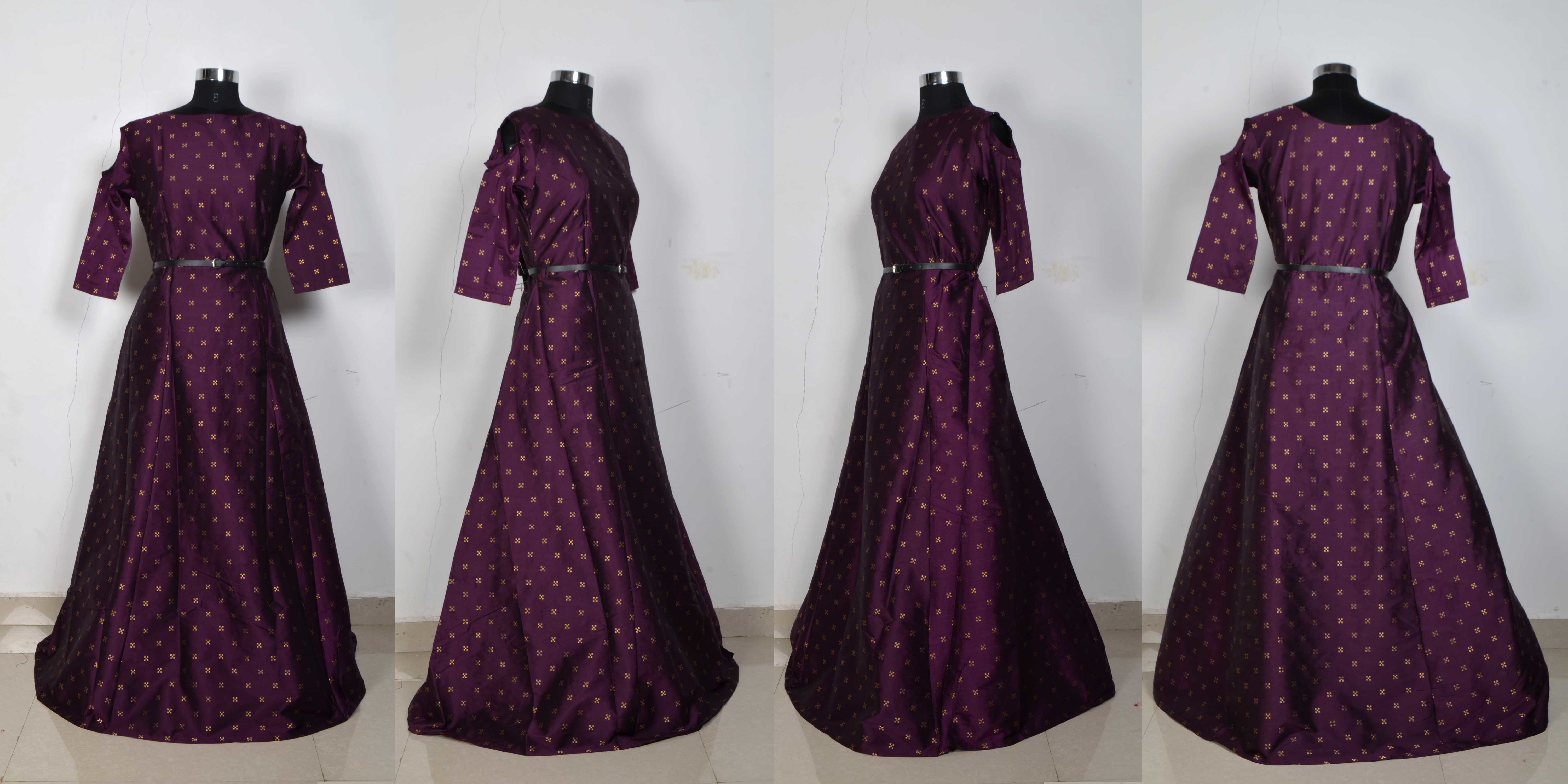 Wine Red Evening Gown