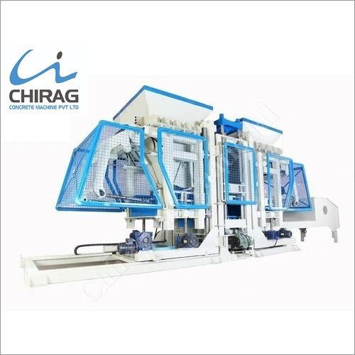 Blue Fully Automatic Cement Block Making Machine