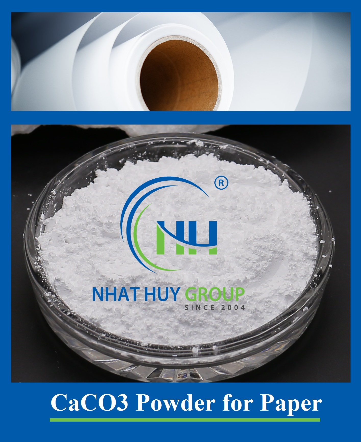 Gcc Calcium Carbonate Powder For Paper Mills - 98.5% Purity, White Powder, Ph 8.9, Specific Gravity 2.65 G/cm3, Moisture 0.2% Max, Tapped Density 0.75 G/cm3