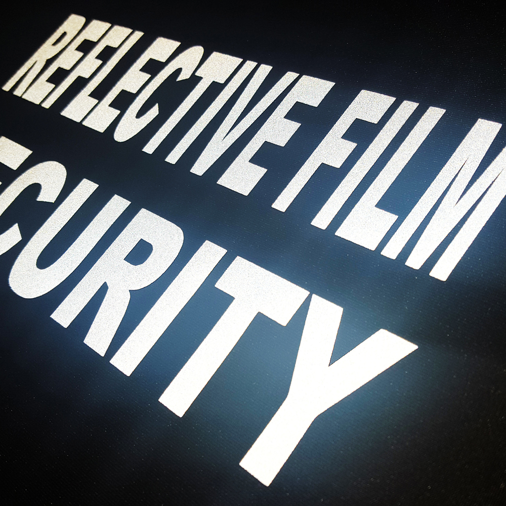 Cad Cut Reflective Film Application: Heat Press