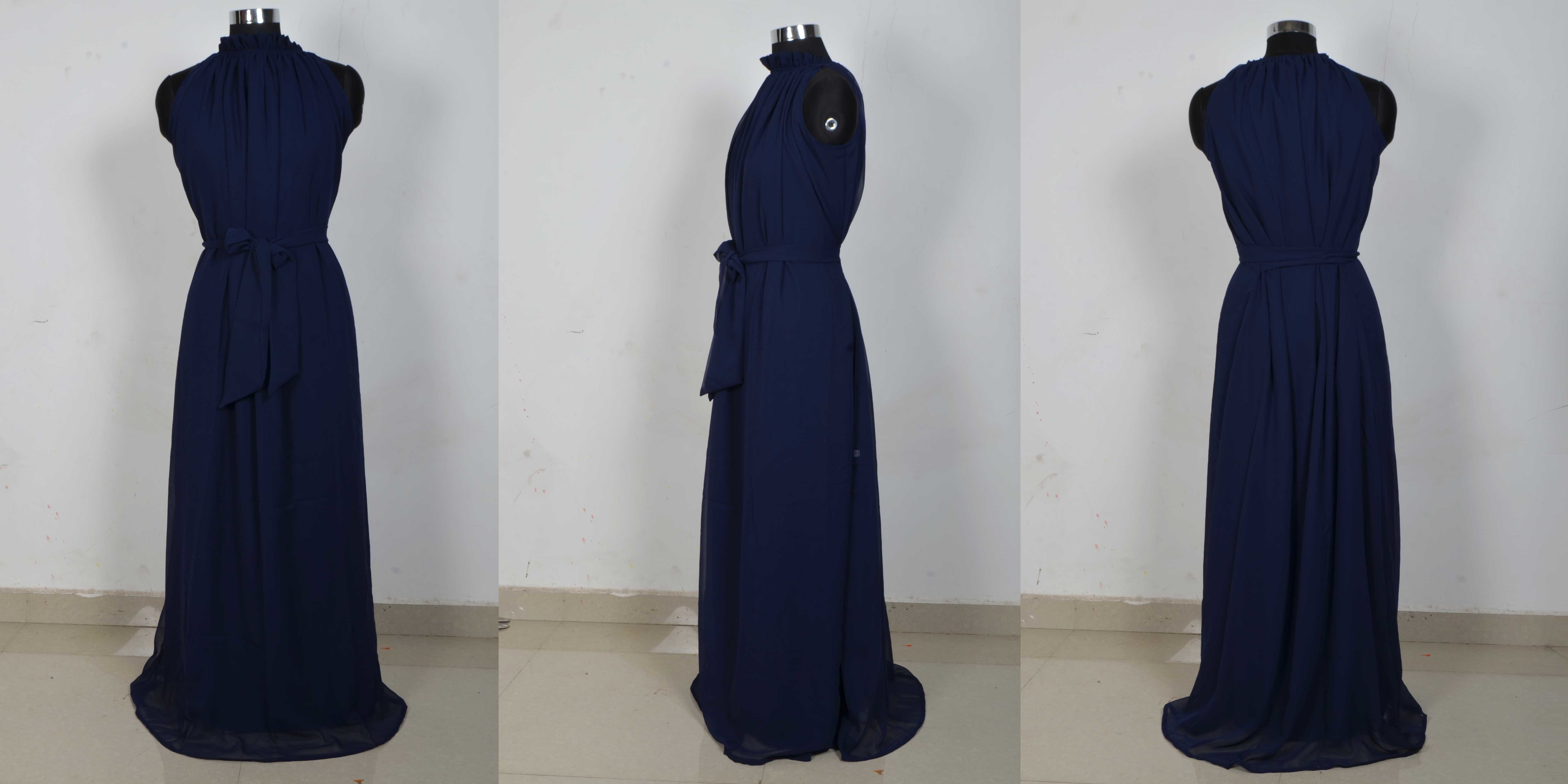 Blue Full Length Gowns