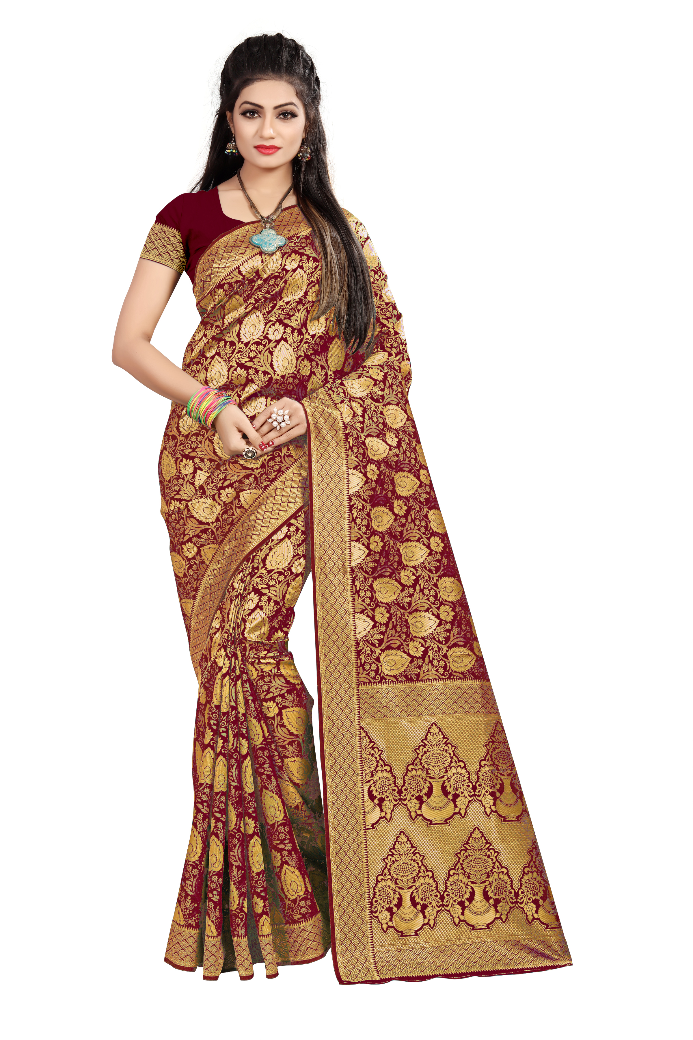 6 Colors Silk Saree