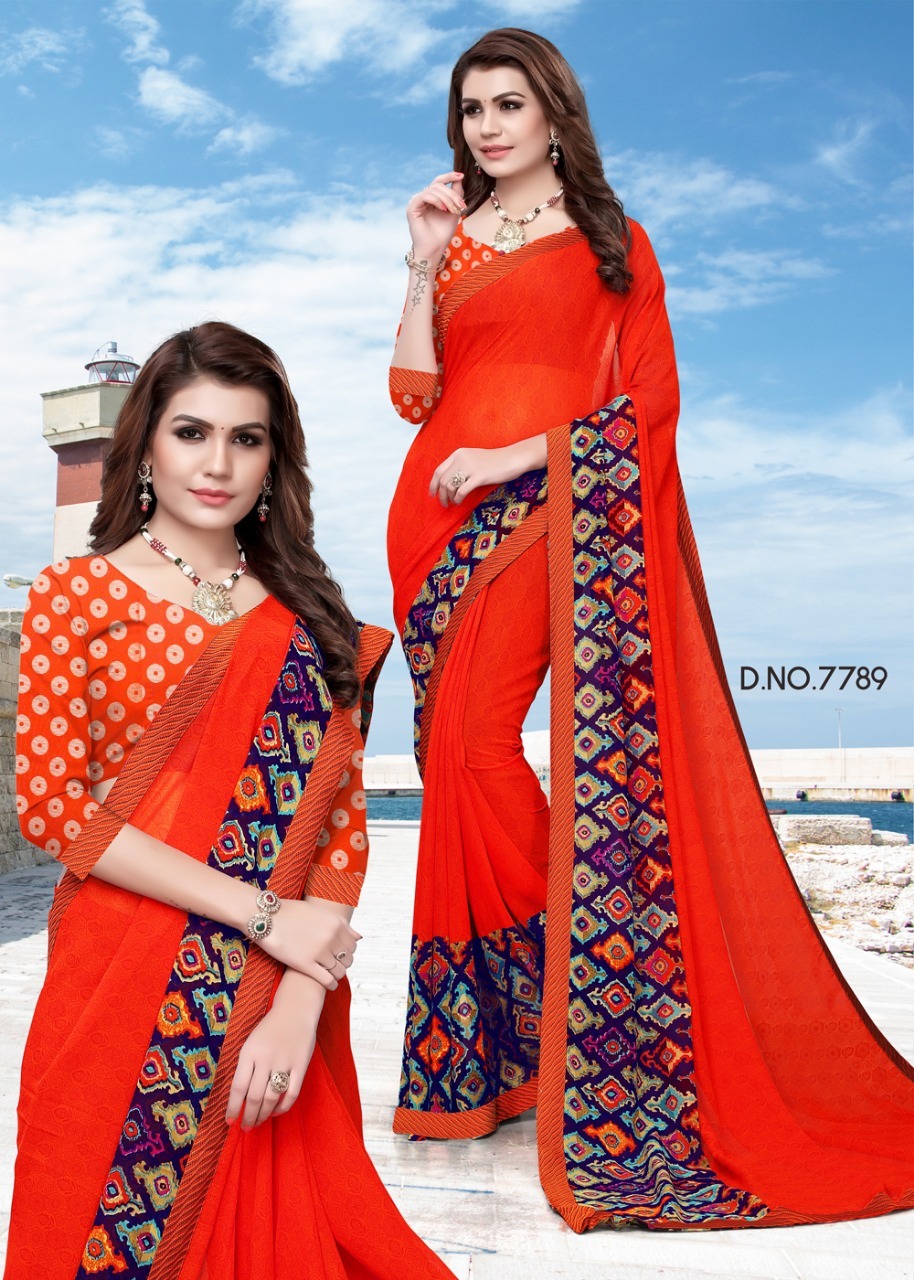 Floral Printed Handloom Silk Saree - Exclusive Color Variety, Beautiful Palav Pattern And Elegant Border