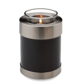 Gold Green Garden Tealight Keepsake Urn For Ashes