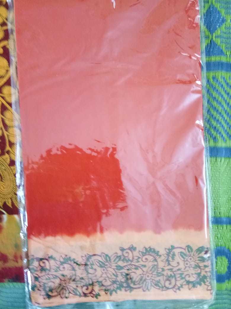 Cotton Sarees - 5.5 M Length, Printed Pattern , Lightweight Cotton Fabric Ideal For Summer Wear