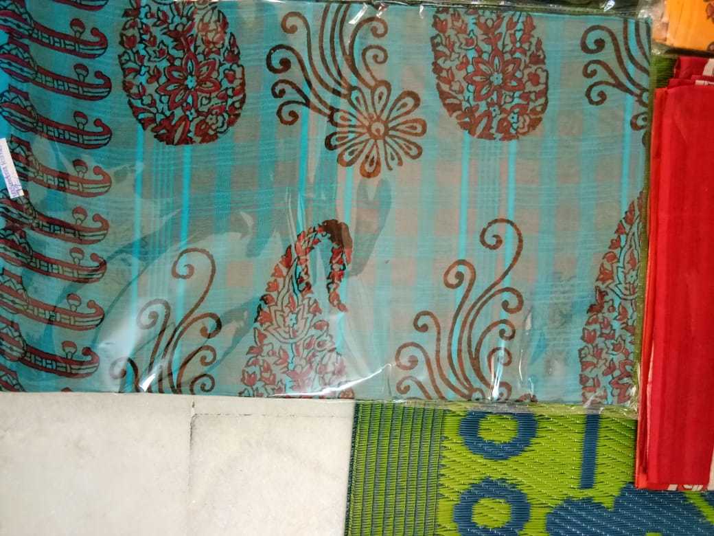 Cotton Sarees - 5.5 M Length, Printed Pattern , Lightweight Cotton Fabric Ideal For Summer Wear