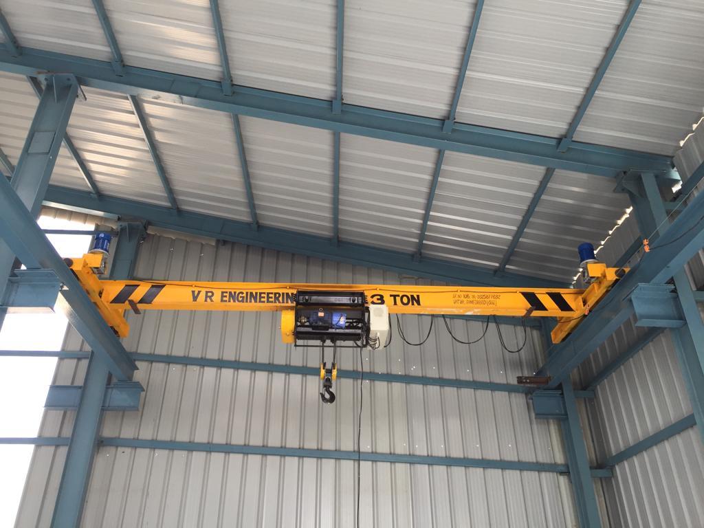 Single Eot Girder Crane - Pendant Control, Factory Application | 1-year Warranty, Emergency Stop, Limit Switch, Product Lifting