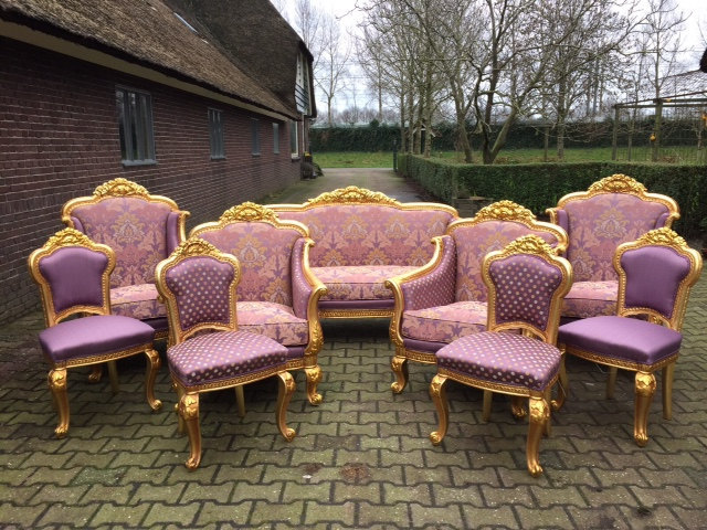 Golden Sofa Set