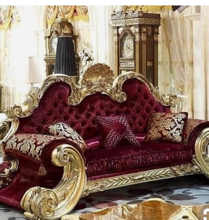 Golden Sofa Set