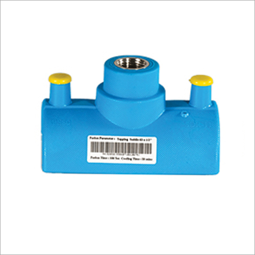 Tapping Saddle - High Quality PVC, Size 63x1/2 -3/4 -1, Blue Color, 40 Pcs Packing | Durable and Reliable for Air Valve Installation