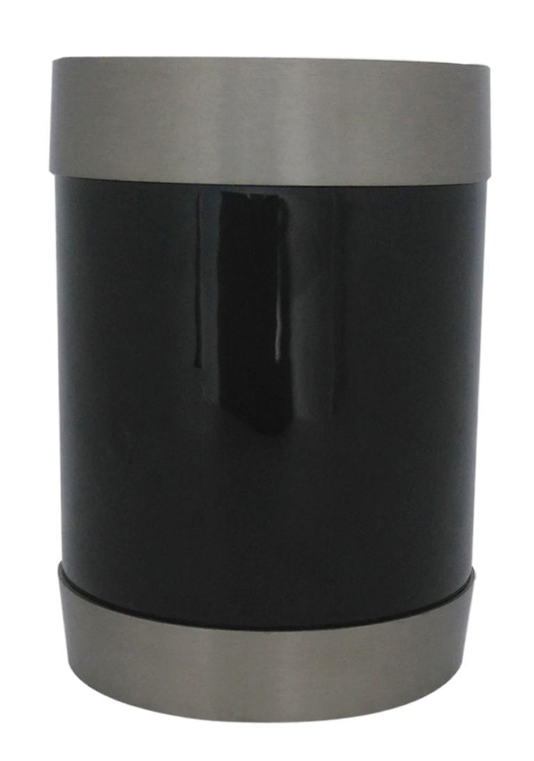 Tealight Art Deco - Brass Material, 5" H X 3.25" D Dimensions, Silver Finish - Small Cremation Urn With Memorial Candle Holder