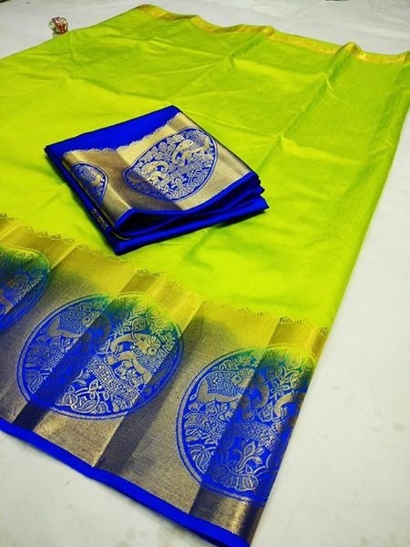 Red Bahubali Kanjivaram Silk Saree