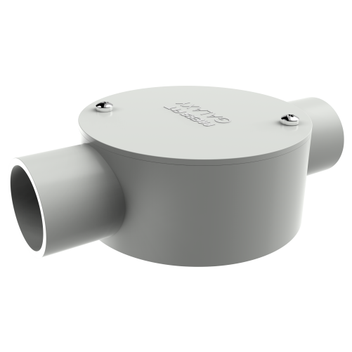 Pressfit Galaxy Conduit Junction Boxes - Pvc, 19 To 50 Mm, Black, Grey, White, Ivory | Smooth Surface, Deep Size, 1 To 4 Way Configuration