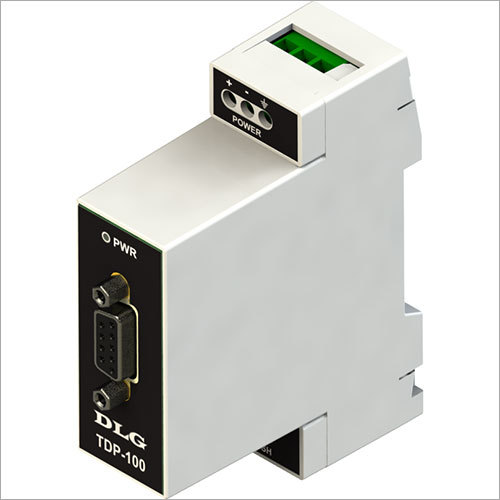 Profibus DP Terminator - ABS Plastic, 94x27x77.5 mm | Supports RS 485 Protocols, DIN35 Rail Fixture, Energy Efficient