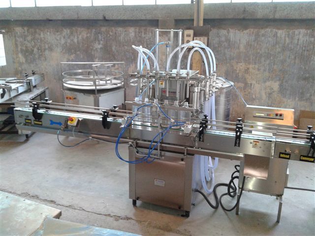 Bhagwati Automatic Volumetric Liquid Bottle Filling Machine - Stainless Steel, 100ml To 1000ml Filling Range | High Efficiency, Plc Control, Touch Screen, Low Noise, Adjustable Conveyor Speed
