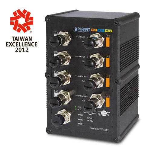 Black Unmanaged Fast Ethernet Switch
