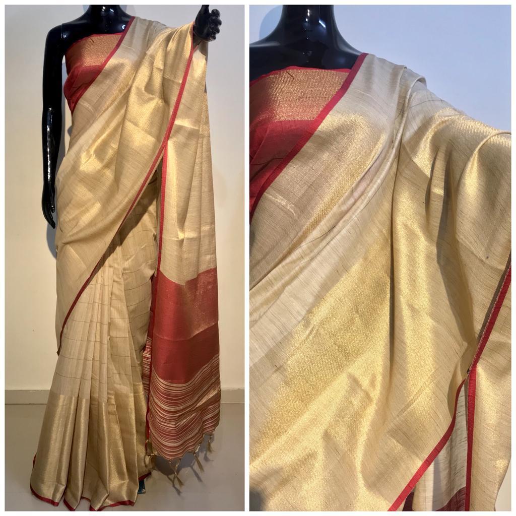 Multy Chanderi Silk Saree