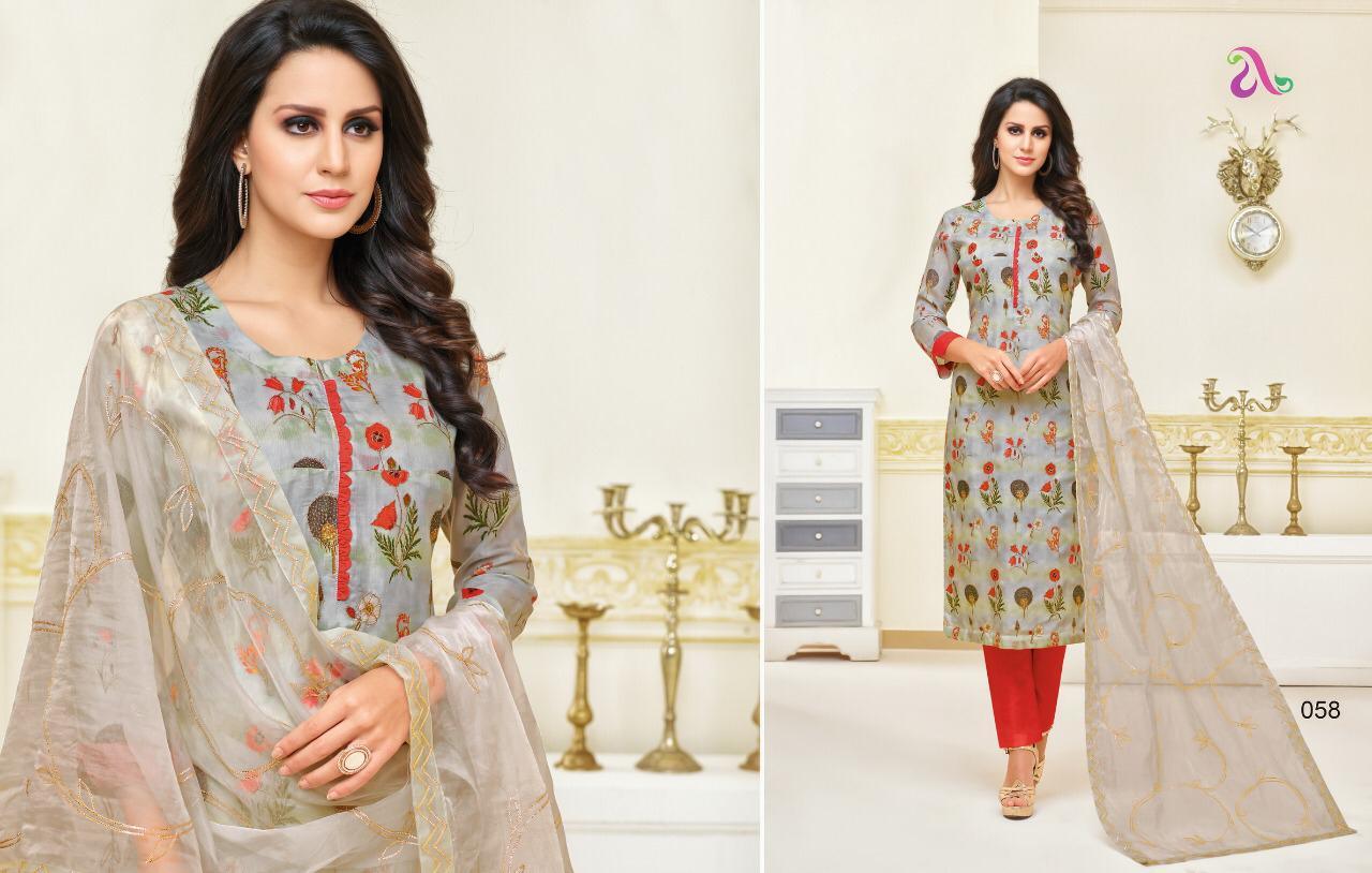 Digital Print Salwar Suit - Masline Silk With Digital Print, Dull Santoon Bottom, Chanderi & Nazneen Dupatta | Ethnic Indian Wear, Breathable, Washable, Waterproof, Full Sleeves