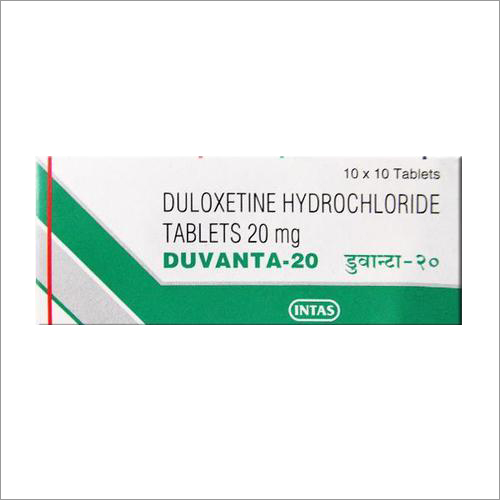 Duloxetine Hydrochloride Tablets - 20 mg | Premium Quality, Purity Assured, Nerve Pain Relief