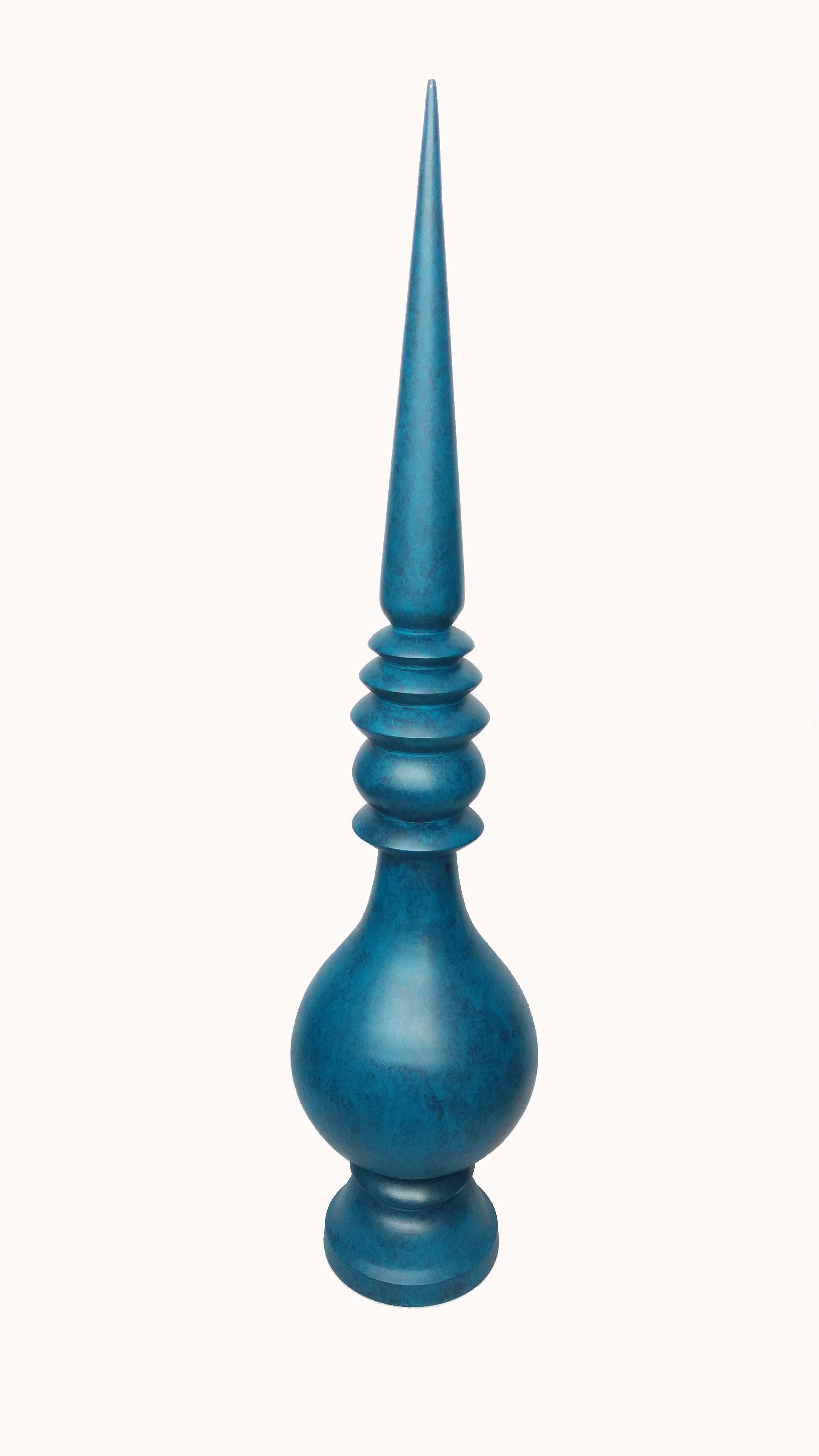 Blue Brass Sculpture