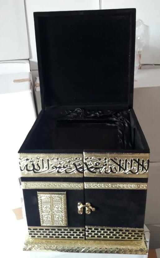 Black Qaba Shape Quran Box