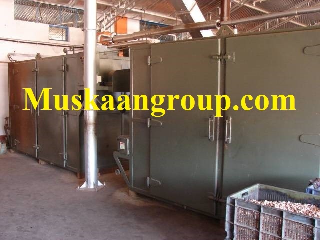Cashew Dryer / Cashew Drying Machine / Hot Chamber / Oven Capacity: 1000 Kg/day