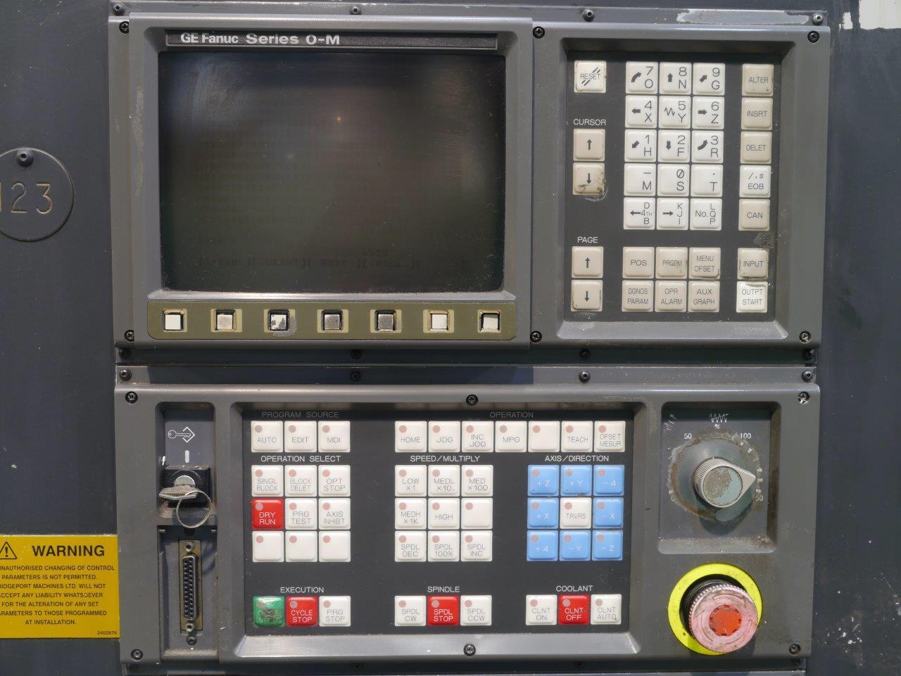 Bridgeport Vmc 500 Vertical Machining Center