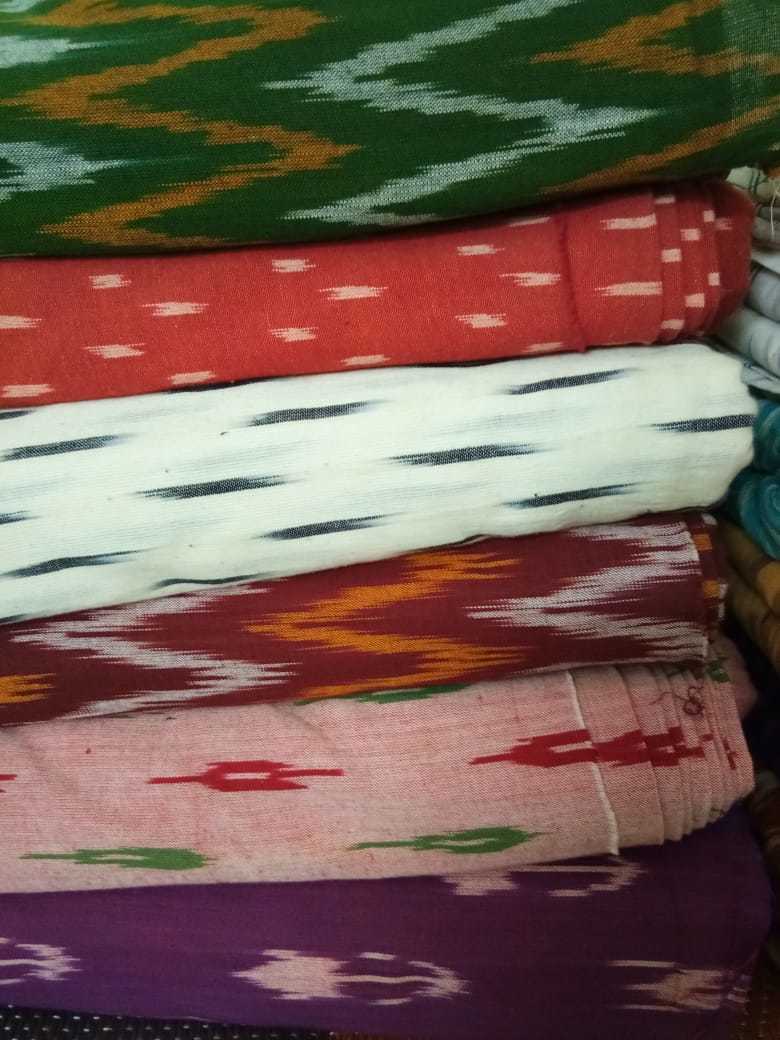 Ikkat Dress Material