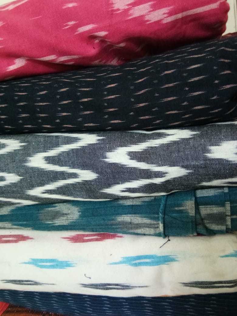 Ikkat Dress Material