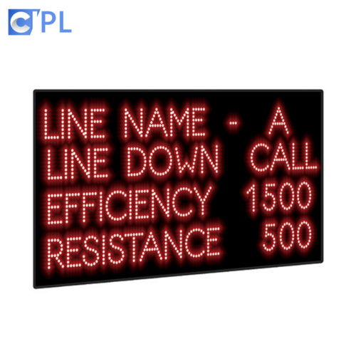 Industrial Andon Display Board Application: Mall