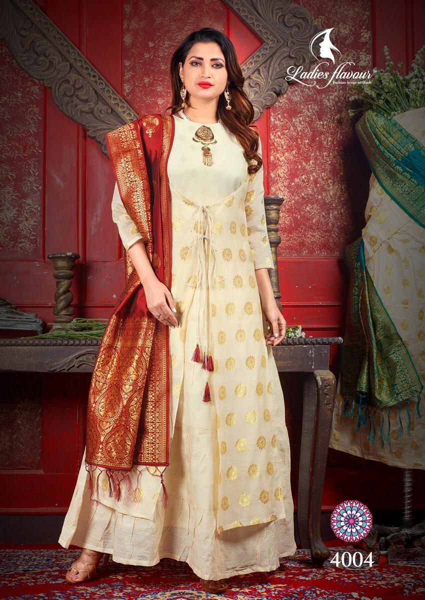 Ladies Flavour Designer Cotton Kurti - Chanderi, Cotton Handloom, Rayon Jacquard, Sizes M-2xl | 3-4th Sleeve Style, Full Inner, Elegant Duppata