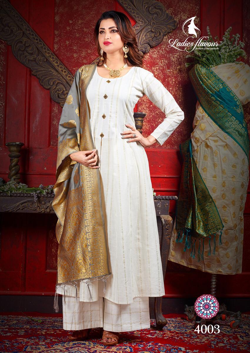 Ladies Flavour Designer Cotton Kurti - Chanderi, Cotton Handloom, Rayon Jacquard, Sizes M-2xl | 3-4th Sleeve Style, Full Inner, Elegant Duppata