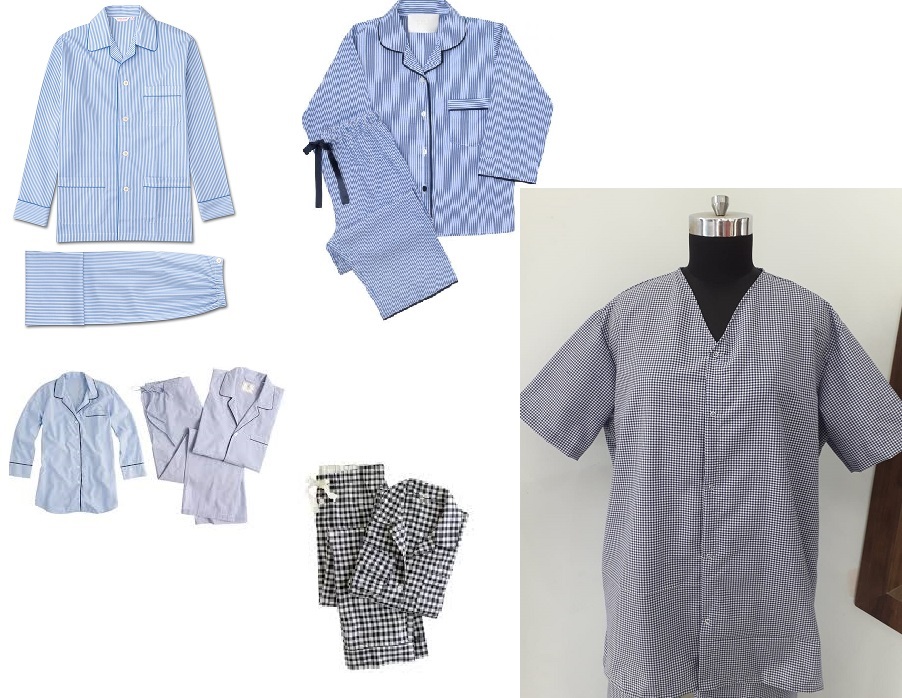 Stripe Blue Patient Dress