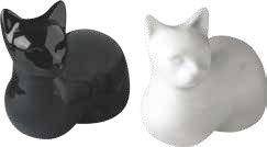 Multi-color Pet Cremation Ashes Urn 'Sleeping Cat'