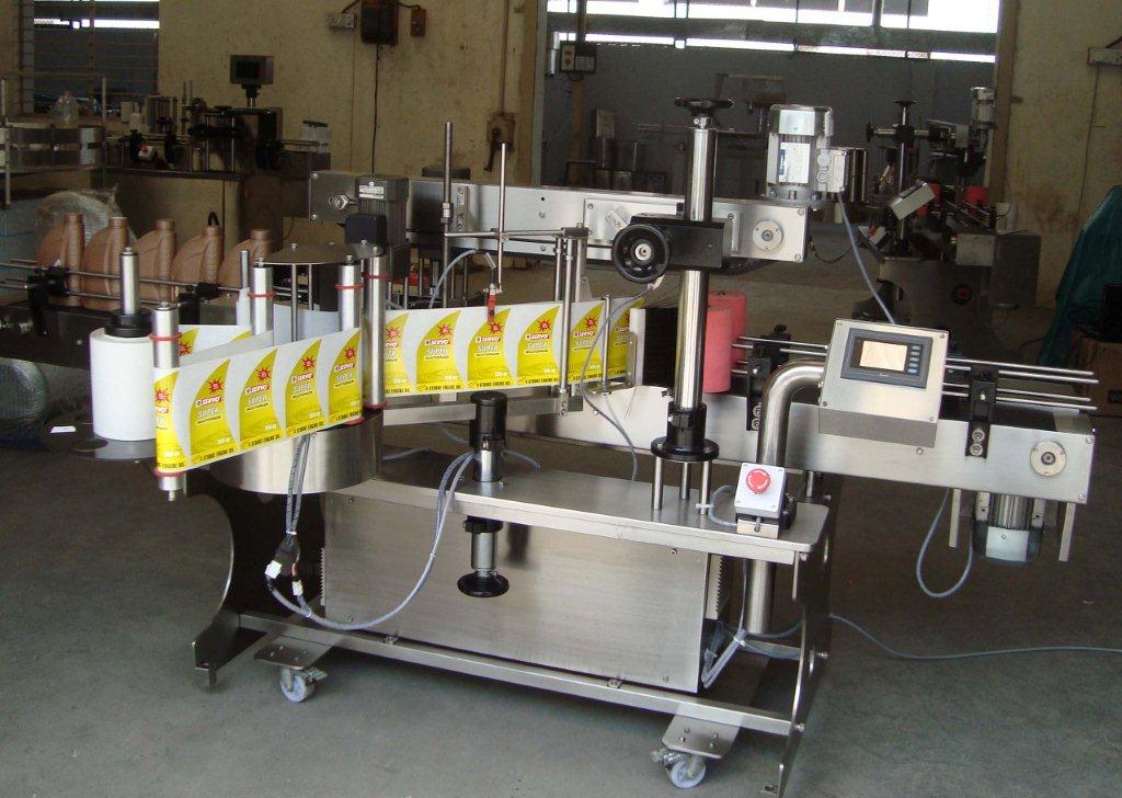 Automatic Front And Back Labeling Machine - Stainless Steel, 8x7x5 Feet, Up To 80 Products Per Minute, Eco-friendly, High Efficiency, Plc Control System, Touch Screen Operation, 1 Year Warranty