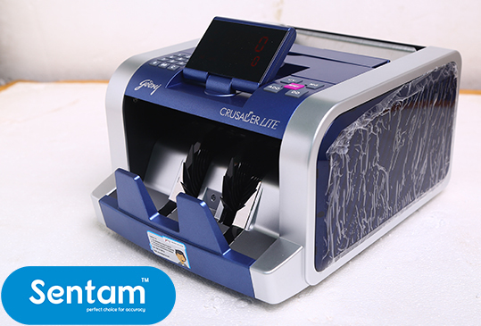 Blue Godrej Note Counting Machine